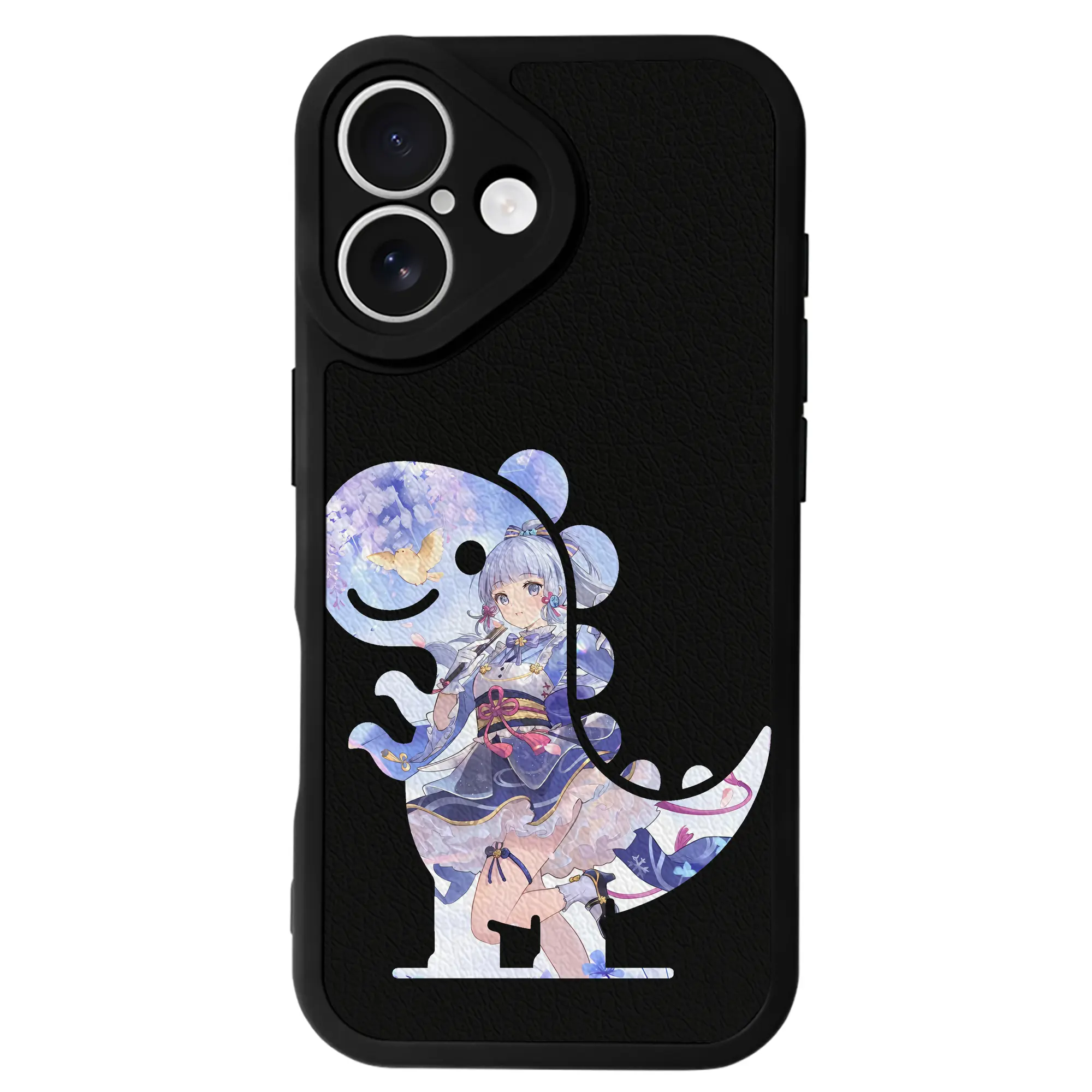 原 神 グッズ 神里綾華 - IPhone 16シリーズ対応 ・ シリコンスマホケース ・ レザー調 ・ 高精度フィット ・ 耐衝撃 ・ ワイヤレス充電対応 ・ 精密カット